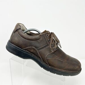 Clarks Northfield Men's Brown Leather Lace Up Oxford Shoes Size 11M Casual